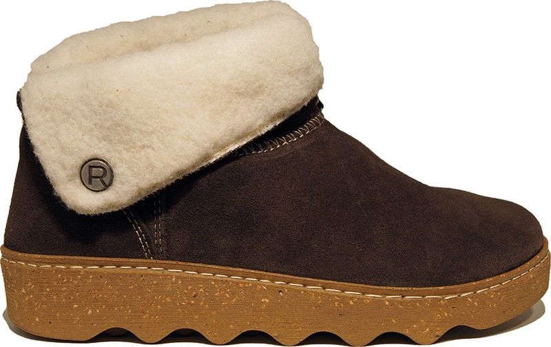 Rohde - Foggia 6128 - Pantoffel - Mocca - Veloursleder - Lamswol