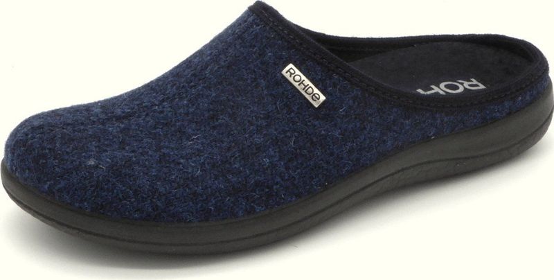 Rohde - 6545 Pantoffels - Ocean Blauw - Tweed