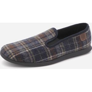 Rohde Pantoffel Fermo 6987 Ocean - Comfortabele Heren Pantoffels van Karo Stof