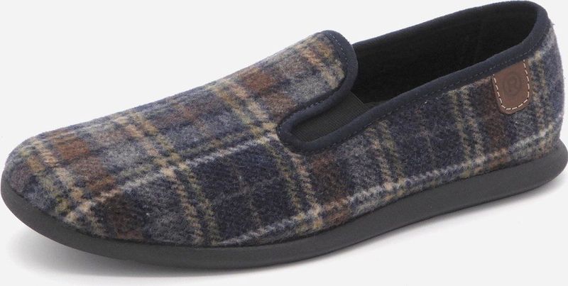 Rohde - Fermo Pantoffel - Ocean - Karo-Stof