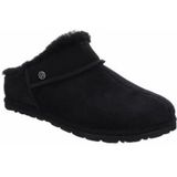 Rohde - Gardena - Pantoffel - Zwart - Veloursleer - Lamsvel Voering