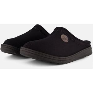 Rohde Pantoffels - Zwart - Vilt - Stevige Rubber Zool