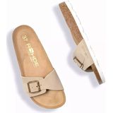 Rohde Pantolette »SOAVE«, Sommerschuh, Schlappen, Strandschuh mit Zierschnalle und Strass-Steine