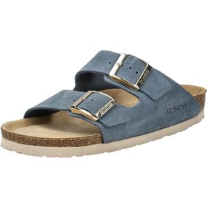Rohde - Dames Slippers - Blauw - Leer