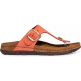 Rohde - Dames Slippers - Blauw - Veloursleer - Wijdte G - Rubber Zool