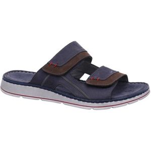 Rohde, Schoenen, Heren, Blauw, 42 EU, Bruine Brunello Herensandaal - Comfortabel Memory Footbed