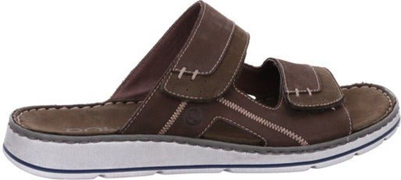 Gezondheidsslippers - Zwart - Leer - Zacht Voetbed