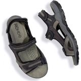 Rohde - Biella 5380 - Sandaal - Black - Nubuck Leer