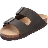 Zomerschoen - Lichtbruin - Leer - Open Neus - Gespen Sluiting