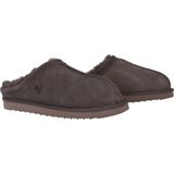 Rohde Livigno - heren slof - bruin - Antislipzool - Ademend Wol