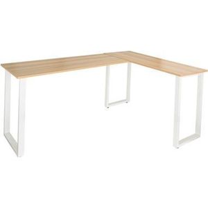 WORKSPACE BASIC I | 165x120 - Bureau Licht Eiken/Wit