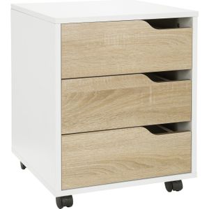 ORGANISER I - Ladeblok Licht Eiken/Wit - Flexibele Opbergruimte