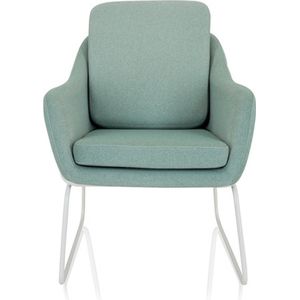 hjh OFFICE Lounge stoel LAGUNO W Stof Mint