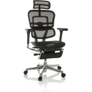 hjh OFFICE Ergohuman 652298 LeGPRO managersstoel Plus Mesh met ergonomische rugleuning, zwart