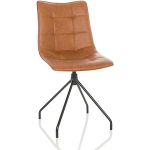 TARVISO PU - Gestoffeerde stoel Bruin