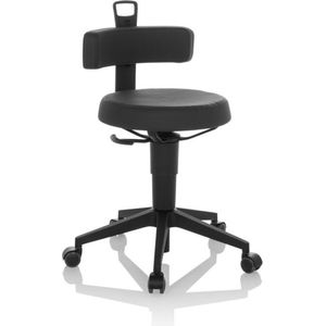TOP WORK FLEX PU - Draaikruk - Zwart - Kunstleder