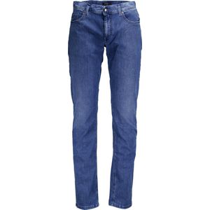 Alberto Pipe Jeans donkerblauw, Effen