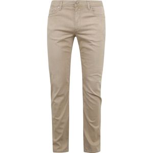 Alberto Pipe Broek Denim Bruin Beige Heren - Five-pocket broek