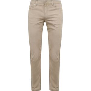 Alberto Röhrenhose Denim Braun Beige - Größe W 34 - L 32