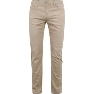 Alberto Pipe Broek Denim Bruin Beige Heren - Five-pocket broek