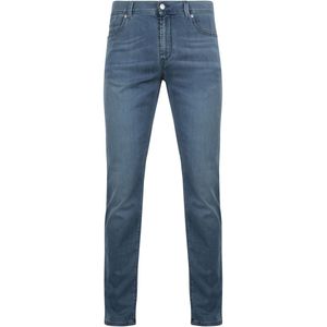 Alberto Pipe Jeans donkerblauw, Effen