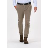Alberto - Rob - Chino - Beige - Katoen-Elastaan - Slim-Fit