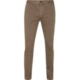 Alberto - Rob - Chino - Beige - Katoen-Elastaan - Slim-Fit