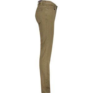 Alberto - Jeans - Donkerbruin - Katoen