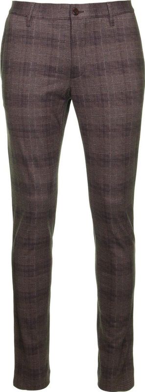 Alberto - ROB - Chino Broek - Ruit - Slim Fit