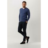 Alberto - Chino - Blauw Gemêleerd - Wolmix
