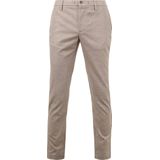 Alberto JUMP Broek beige, Effen