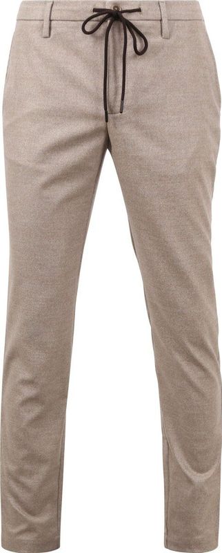 Alberto JUMP Broek beige, Effen