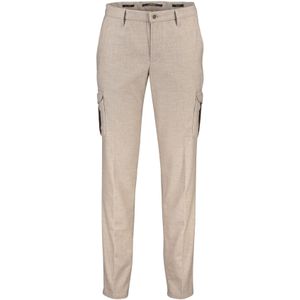 Alberto katoenen broek beige effen