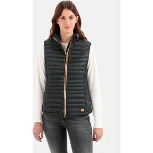 camel active - Gewatteerd Vest - Zwart - 100% Gerecycled Materiaal