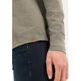Camel Active - Longsleeve - Gevlekt - Katoen - Casual Stijl