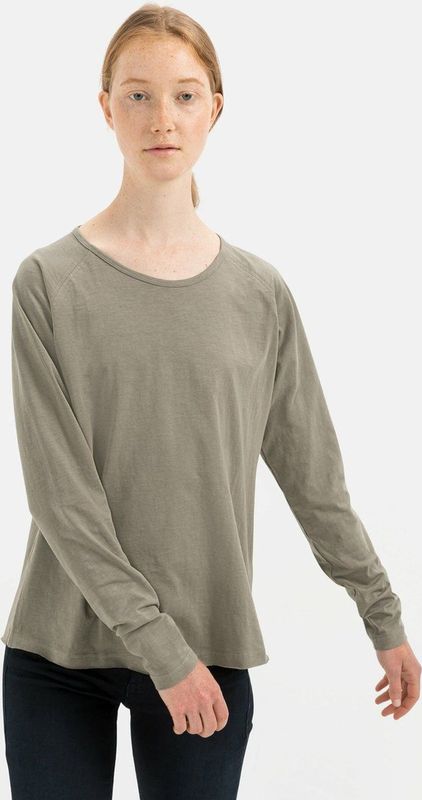 Camel Active - Longsleeve - Gevlekt - Katoen - Casual Stijl