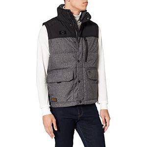 camel active Heren 4600206U96 donsvest, antraciet, 58