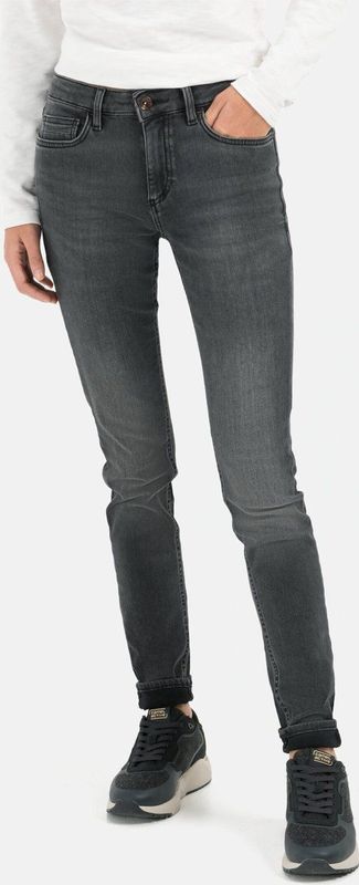 camel active - Jeans - Grijs - Slank Gesneden