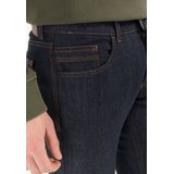 camel active Slim Fit Raw Denim - Maat menswear-33/30 - Dunkelblau