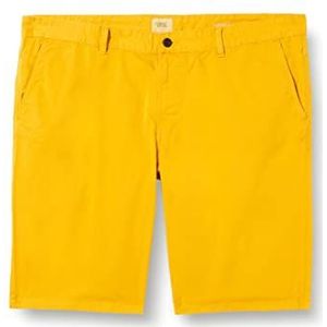 camel active Heren Basic Chino Regular Fit Houston Shorts, geel, 31W