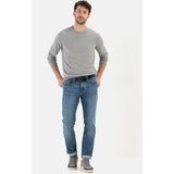 camel active - Relaxed Fit - Jeans - Blauw - Katoen-blend