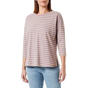 Camel Active Womenswear trui dames, Clay / paars gestreept