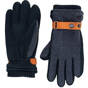 camel active Heren Gloves with Strap, navy, M