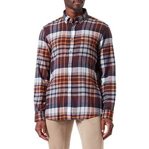 camel active Heren 40911/8S51 Hemd, Night Blue, S