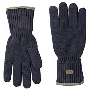 camel active Gebreide handschoenen voor heren, nachtblauw, M