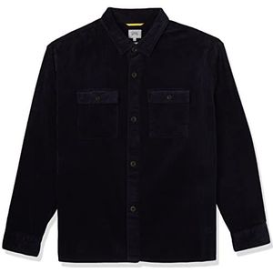 camel active Heren 409134/8S44 Hemd, Night Blue, M