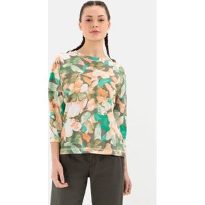 Camel Active - 309692/1T47 - T-shirt - Geel - Ruime Pasvorm