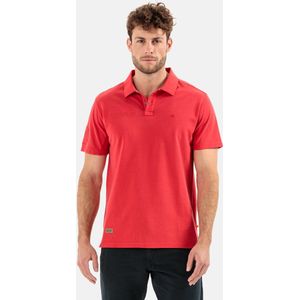 camel active - Piqué Poloshirt - Rood - Heren - Puur Katoen