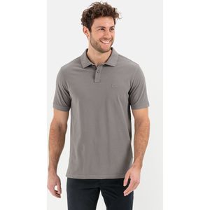 Camel Active - Polo - Grijs - 100% Katoen - Wijde Fit