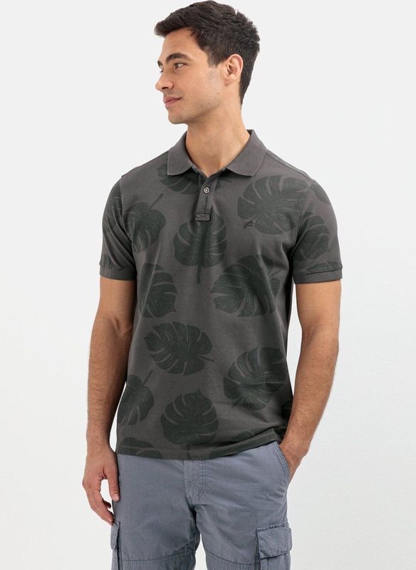 Camel Active - Polo - Grijs - Katoen